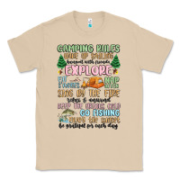 Mushroom camping rules Classic Tee - MaliasSmallBusiness