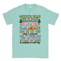 Seafoam camping rules Classic Tee - MaliasSmallBusiness