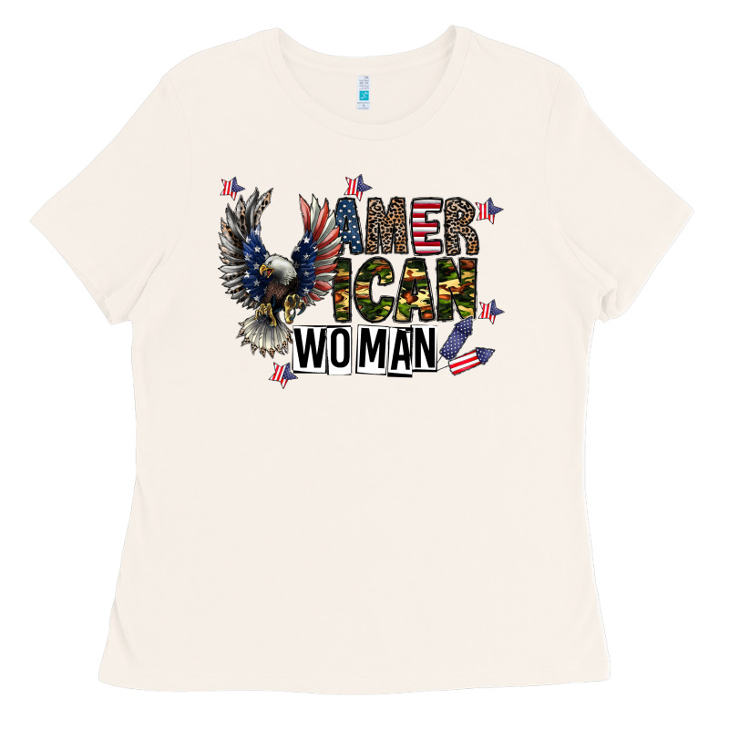 American Woman Ladies Tee by CowhideDigitalArt | Teevron