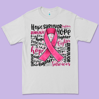 Breast Cancer Ribbon Premium Tee Designed By Jahusdesignshop