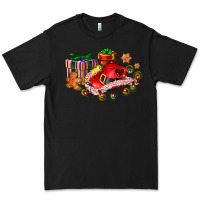 Black cowgirl hat with gifts and cookies Premium Tee - AdoDesignShop