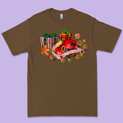 Cowgirl Hat With Gifts And Cookies Premium Tee Designed By Adodesignshop