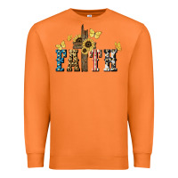 Carrot Faith USA sunflower 4th of july Premium Sweatshirt - HowdyJamesFarm