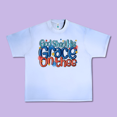 God Shed His Grace On The Thee Urban Heavy Tee Designed By Maliassmallbusiness