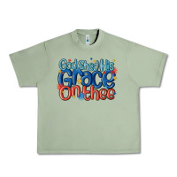 Oil Green god shed his grace on the thee Urban Heavy Tee - MaliasSmallBusiness