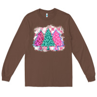 Chestnut christmas leopard trees Long Sleeve Tee - MaliasSmallBusiness