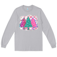 Moon Dust christmas leopard trees Long Sleeve Tee - MaliasSmallBusiness