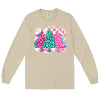Mushroom christmas leopard trees Long Sleeve Tee - MaliasSmallBusiness