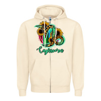 Sandshell Capricorn Zodiac Zipper Hoodie - Bettercallsaul