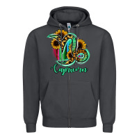 Smoke Capricorn Zodiac Zipper Hoodie - Bettercallsaul