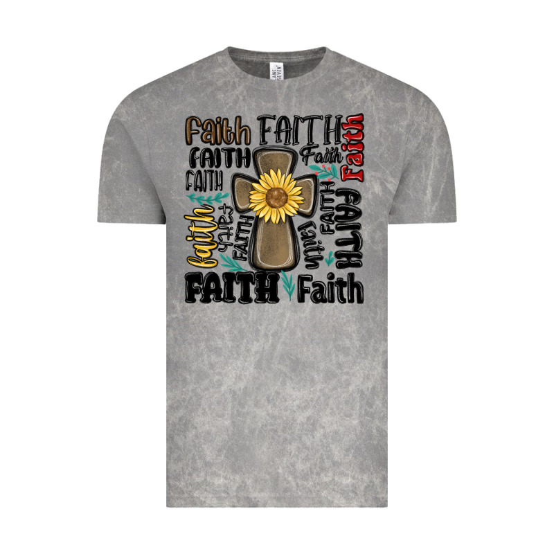Faith Cross Vintage Tee by MaliasSmallBusiness | Teevron