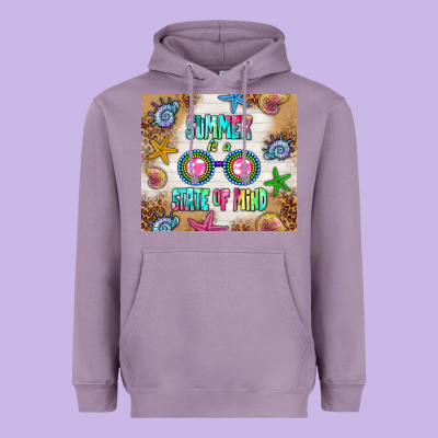 Summer Is A State Of Mind Heavyweight Hoodie Designed By Tumblerdesignbyshophia