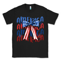 Black america ribbon Classic Tee - JahusDesignShop