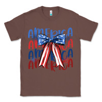 Chestnut america ribbon Classic Tee - JahusDesignShop