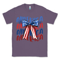 Lavender america ribbon Classic Tee - JahusDesignShop