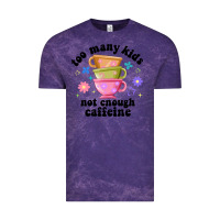 Cloud Purple too many kids not enough caffeine Vintage Tee - JahusDesignShop