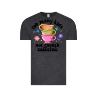 Vintage Black too many kids not enough caffeine Vintage Tee - JahusDesignShop