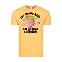 Vintage Mustard too many kids not enough caffeine Vintage Tee - JahusDesignShop