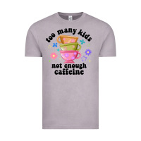 Vintage Zinc too many kids not enough caffeine Vintage Tee - JahusDesignShop