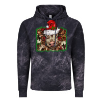 Cloud Black Christmas background baby calf Vintage Hoodie - BarkalooDesign