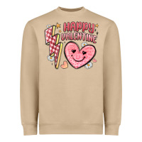 Mushroom happy valentine heart Heavyweight Sweatshirt - MaliasSmallBusiness