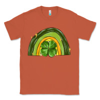 Copper st patrick s day shamrock rainbow Classic Tee - MaliasSmallBusiness