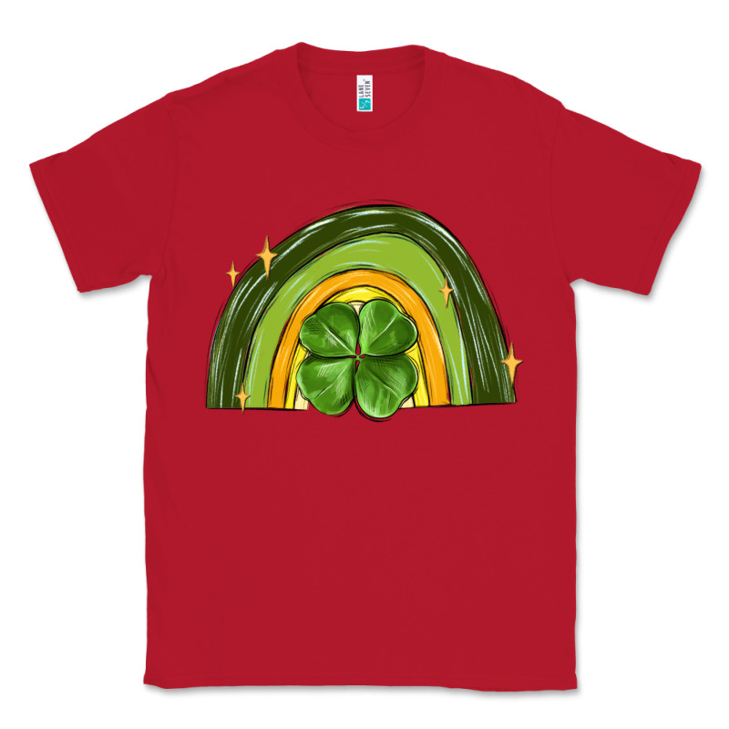 St Patrick S Day Shamrock Rainbow Classic Tee by MaliasSmallBusiness | Teevron