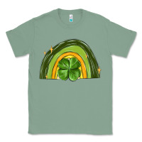 Sage st patrick s day shamrock rainbow Classic Tee - MaliasSmallBusiness