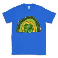 True Royal st patrick s day shamrock rainbow Classic Tee - MaliasSmallBusiness