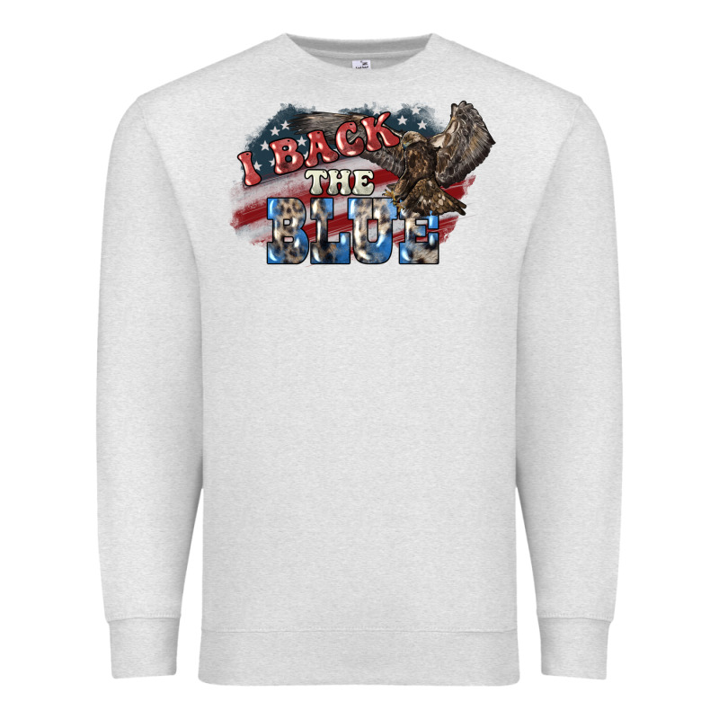 I Back To Blue Eagle 4th Of July Premium Sweatshirt by HowdyJamesFarm | Teevron