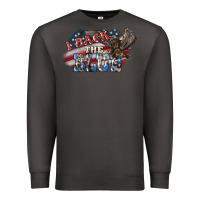 Smoke I back to blue Eagle 4th of july Premium Sweatshirt - HowdyJamesFarm