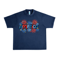 Navy America Urban Heavy Tee - MaliasSmallBusiness