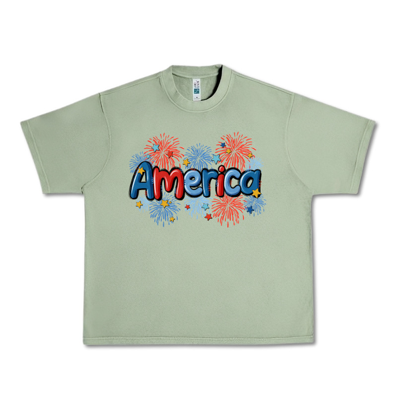 America Urban Heavy Tee by MaliasSmallBusiness | Teevron