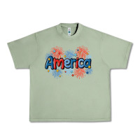 Oil Green America Urban Heavy Tee - MaliasSmallBusiness
