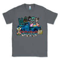 Charcoal Heather Happy Easter  truck Classic Tee - CowhideDigitalArt