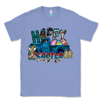 Colony Blue Happy Easter  truck Classic Tee - CowhideDigitalArt