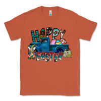 Copper Happy Easter  truck Classic Tee - CowhideDigitalArt