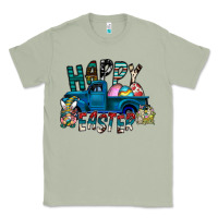 Matcha Happy Easter  truck Classic Tee - CowhideDigitalArt