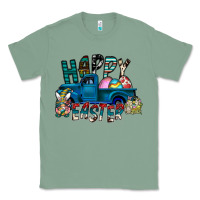 Sage Happy Easter  truck Classic Tee - CowhideDigitalArt