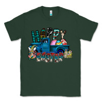 Sports Green Happy Easter  truck Classic Tee - CowhideDigitalArt