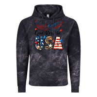 Cloud Black Western God Bless The USA Vintage Hoodie - LillyAllenDesigns