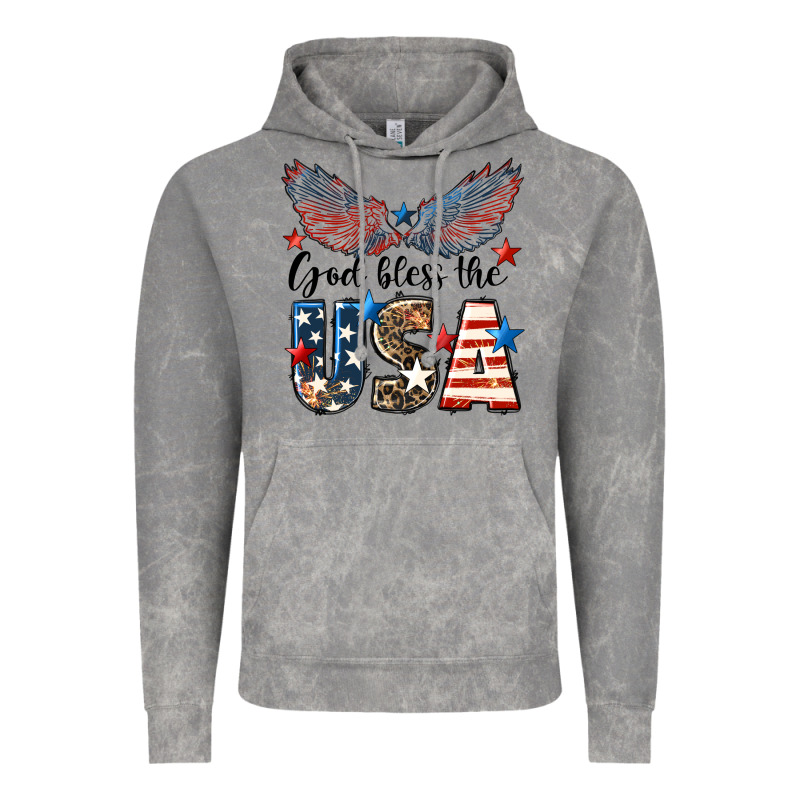 Western God Bless The Usa Vintage Hoodie by LillyAllenDesigns | Teevron