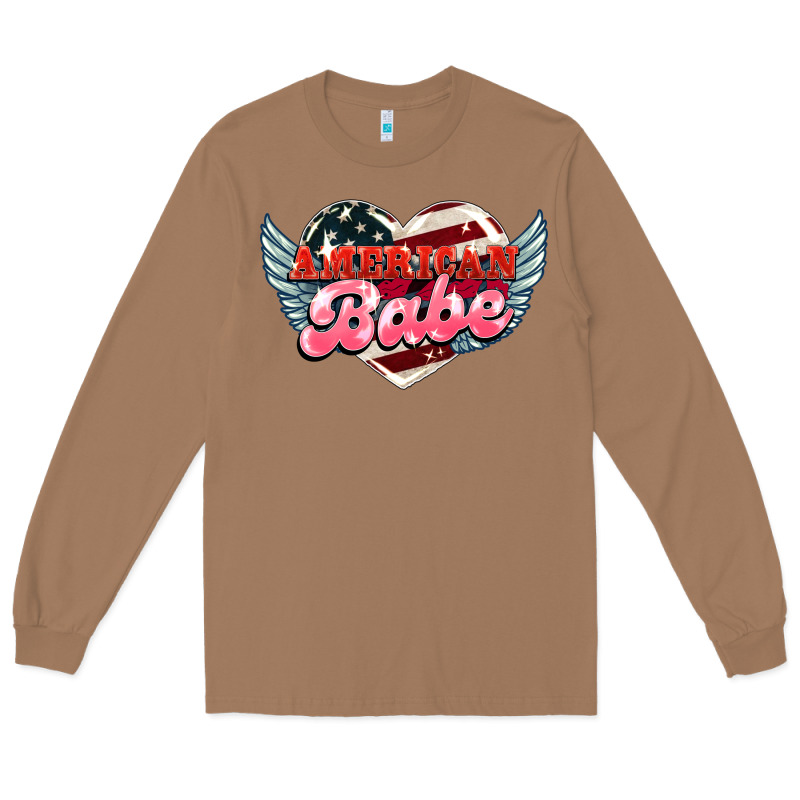 American Babe Long Sleeve Tee by NancyCooperArtShop | Teevron