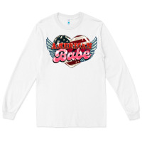 White American babe Long Sleeve Tee - NancyCooperArtShop