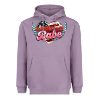 Lavender American babe Heavyweight Hoodie - HowdyJamesFarm