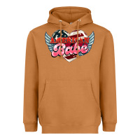 Meerkat American babe Heavyweight Hoodie - HowdyJamesFarm