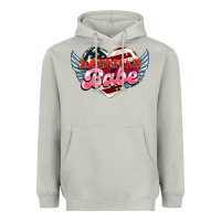 Moon Dust American babe Heavyweight Hoodie - HowdyJamesFarm
