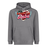 Storm American babe Heavyweight Hoodie - HowdyJamesFarm