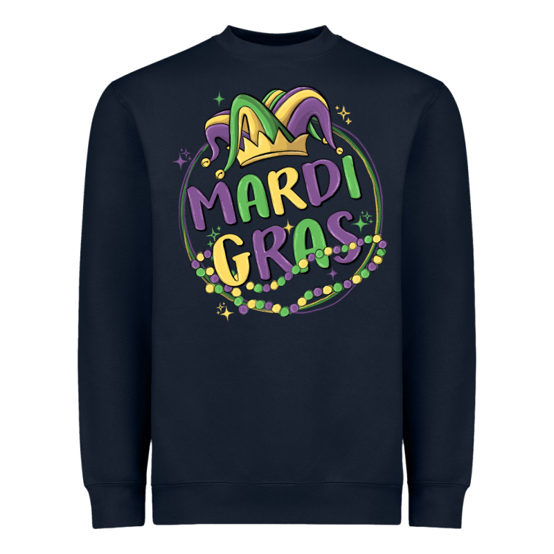 Mardi Gras Heavyweight Sweatshirt by MaliasSmallBusiness | Teevron