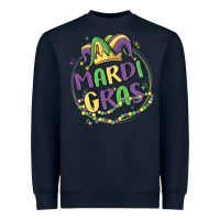 Navy mardi gras Heavyweight Sweatshirt - MaliasSmallBusiness